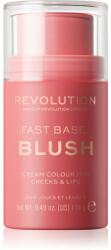 Makeup Revolution Fast Base balsam tonic pentru buze si obraji culoare Baby 14 g