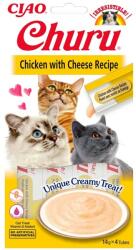 Inaba Foods Churu Cat Recompensa pentru pisici, piure cu pui si branza 56 g