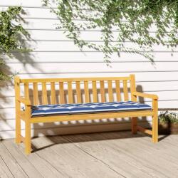 vidaXL Pernă de bancă dungi albastre și albe 150x50x7 cm textil oxford (361614)