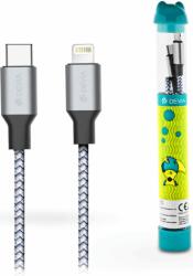 DEVIA ST348303 USB Type-C - Lightning adat és töltőkábel 1m (ST348303)