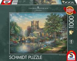 Schmidt Spiele 1000 db-os puzzle - Willow Wood Chapel, Thomas Kinkade (57367) (57367)