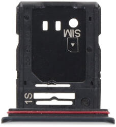Sony XQ-BT44 Xperia 10 III Lite SingleSim sim kártya tartó tálca, fekete (gyári)