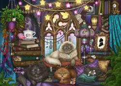 Schmidt Spiele 59990 - Afternoon Tea with Cats, Brigid Ashwood - 1000 db-os puzzle (59990)