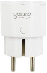 Gosund Priza smart Gosund SP111 cu monitorizarea energiei, Aplicatii: Gosund si TUYA, Control vocal, 3680W, 16A, WiFi, Alb (SP111-3680)