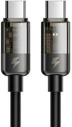 Mcdodo Cablu pentru incarcare si transfer date Mcdodo CA-2840 USB-C/USB-C, 100W, 5A, 1.2m, Negru (CA-2840)