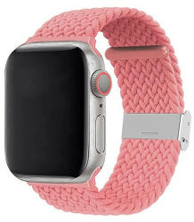 Phoner Spun Apple Watch csatos fonott szövet szíj, 49/45/44/42mm, rózsaszín - redmobilshop