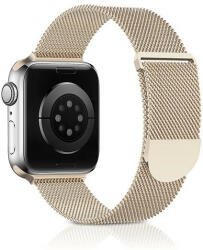 Phoner Rome Apple Watch pántos fém szíj, 49/45/44/42mm, arany - redmobilshop