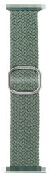 Phoner Hook Apple Watch csatos fonott szövet szíj, 49/45/44/42mm, zöld - redmobilshop