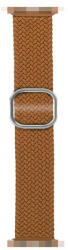 Phoner Hook Apple Watch csatos fonott szövet szíj, 49/45/44/42mm, kávé - redmobilshop