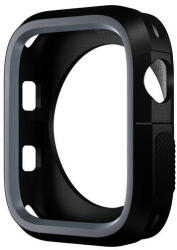 Phoner Twin Apple Watch szilikon tok, 45mm, fekete/szürke - redmobilshop