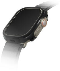 UNIQ Valencia Apple Watch Ultra 49mm aluminium tok, fekete (UNIQ-49MM-VALBLK) - redmobilshop