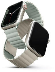 UNIQ Revix mágneses szilikon szíj Apple Watch 38/40/41mm, zsálya/bézs (UNIQ-41MM-REVSAGBEG) - redmobilshop