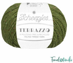 Scheepjes Terrazzo 711 Muschio - mohazöld gyapjú fonal