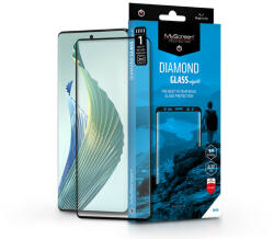 MyScreen Honor Magic 5 Lite edzett üveg képernyővédő fólia ívelt kijelzőhöz - MyScreen Protector Diamond Glass Edge3D - fekete