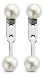 Victoria ezüst színű fehér gyöngyös fülbevaló (VBKAB91700) - eking