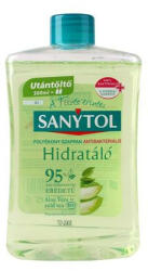 Sanytol Antibakteriális folyékony szappan, utántöltő, 500 ml, SANYTOL, zöld tea és aloe vera (KHT1017) - onlinepapirbolt