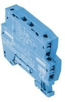  Weidmüller 1063810000 VSSC4 CL FG 24Vuc Ex Túlfeszültség-védelem műszerekhez és vezérléshez, 24 V, 34 V, 300 mA, IEC61643-21: 2009, DIN EN 60079-0.2009, DIN EN 60079-26: 2007, DIN EN 61241-11: 2006, H