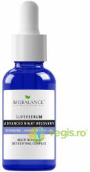 BIOBALANCE Ser pentru Noapte Intensiv Reparator, Antirid si Iluminator cu Resveratrol + Ceramide + Vitamina C + Acid Hialuronic Super Serum 30ml