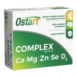 Fiterman Pharma Ostart Complex Ca + Mg + Zn + Se + D3 - 30 cpr
