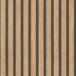 AA Design Tapet cu aspect de lemn perete riflaj (391091)