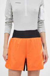 adidas TERREX sport rövidnadrág Agravic női, narancssárga, nyomott mintás, magas derekú - narancssárga M