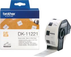 Brother DK-11221 fehér eredeti öntapadós címke 23mm (DK11221)