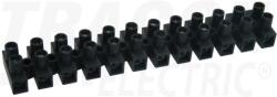 Tracon Flexibilis sorozatkapocs, H profil, 12 tag, fekete 2, 5mm2, 450VAC, 16A, PP (SF3A-H)