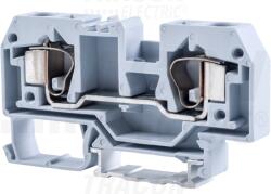 Tracon Fázisvezető ipari sorozatkapocs, rugós, sínre, szürke 800V 57A 0.2-10 mm2 2P (TSKC10)