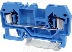 Tracon Nullavezető ipari sorozatkapocs, rugós, sínre, kék 800V 32A 0.08-4 mm2 2P (TSKC4-K)