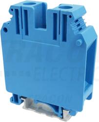 Tracon Nullavezető ipari sorozatkapocs, csavaros, sínre, kék 6-35mm2, 1000VAC, 150A (TSKA35-K) - kontaktor
