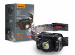 Videx LED fejlámpa újratölthető akkumulátorral Videx (LEDM VLF H045Z)