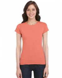 Gildan Csomag akciós póló (min. 3 db) Női póló Gildan GIL64000 Softstyle -S, Heather Orange