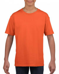 Gildan Csomag akciós póló (min. 3 db) Gyerek póló Gildan GIB64000 Softstyle Youth T-Shirt -S, Orange