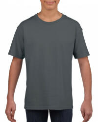 Gildan Csomag akciós póló (min. 3 db) Gyerek póló Gildan GIB64000 Softstyle Youth T-Shirt -M, Charcoal