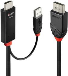 Lindy Lindy кабел, HDMI към DisplayPort, черен/червен, 1м (41498)