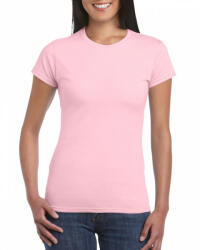 Gildan Csomag akciós póló (min. 3 db) Női póló Gildan GIL64000 Softstyle -L, Light Pink