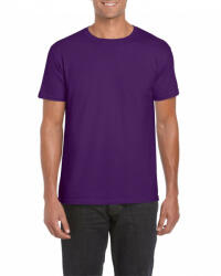 Gildan Csomag akciós póló (min. 3 db) Uniszex póló Gildan GI64000 Softstyle Felnőtt póló -3XL, Purple