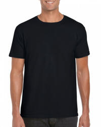 Gildan Csomag akciós póló (min. 3 db) Uniszex póló Gildan GI64000 Softstyle Felnőtt póló -4XL, Black