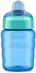 Philips Avent Cana cu tetina de formare Philips-AVENT, 260ml, 9luni+, Albastru (SCF553/05)