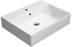 SAPHO GSI KUBE X 60x47cm ExtraGlaze kerámiamosdó, rektifikált fehér 94319111 (94319111)
