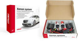 AMiO Kit XENON AC model SLIM, compatibil H8, H9, H11, 35W, 9-16V, 4300K, destinat competitiilor auto sau off-road (AVX-AM01953) - gabiluciauto