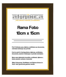 RHAINER Rama foto Madrid maro+auriu 10x15 (gp-FA1015-14)