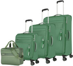 Travelite Miigo zöld 4 kerekű 4 részes bőrönd szett (92740-80)