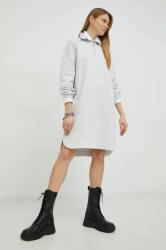 G-Star RAW rochie din bumbac culoarea gri, mini, oversize PPYX-SUD1SS_09X