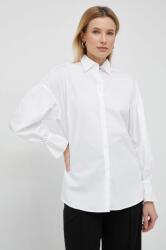 PS Paul Smith camasa femei, culoarea alb, cu guler clasic, relaxed PPYX-KDD037_00X