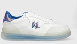 Karl Lagerfeld sneakers din piele Kl53426 Brink culoarea alb PPYX-OBM032_00X