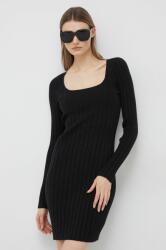 Calvin Klein rochie culoarea negru, mini, mulata PPYX-SUD0A4_99X