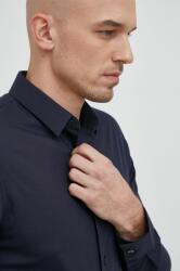 Calvin Klein camasa barbati, culoarea albastru marin, cu guler clasic, slim PPYY-KDM0R3_59X