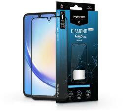  LA-2306 Samsung Galaxy A34 edzett üveg képernyővédő fólia - Myscreen protector diamond glass Lite Edge2.5D fekete (LA-2306)