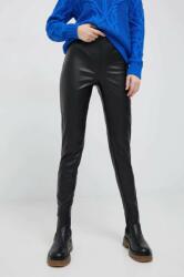 DKNY colanti femei, culoarea negru, neted PPYX-LGD035_99X